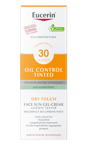 EUCERIN Sun Gel-Creme Oil Contr.Anti-Gl.Eff.LSF 30